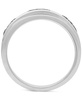 Men's Black Diamond Band (1/4 ct. t.w.) in Sterling Silver