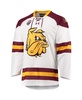 Men's White Minnesota Duluth Bulldogs Replica Hockey Jersey