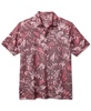 Men's Midnight Excursions Short Sleeve Jacquard Floral Print Polo Shirt
