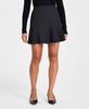 Women’s Pinstripe Ruffle-Trim Mini Skirt, Created for Macy’s 