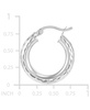 Textured Tube Small Hoop Earrings, 20mm, Created for Macy's