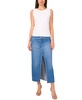 Women's Textured Keyhole Back Sleeveless Top