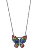 Multi Precious 1-3/4 ct. t.w. Pendant in Sterling Silver