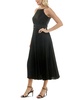 Women's Halter Belted Pleated Chiffon Midi Dress