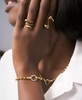 Diamond Beaded Bracelet (1/8 ct. t.w.) in  Gold Vermeil & Sterling Silver, Exclusively at Macy's