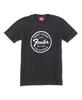 Men's and Women's Black Fender Logo T-Shirt