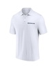 Men's White, Navy Denver Broncos Lockup Two-Pack Polo Shirt Set