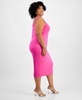 Trendy Plus Size Sleeveless Bodycon Midi Dress, Created for Macy's