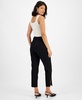 Women's High-Rise Slit-Cuff Pants, Created for Macy's 