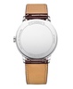 Men's Swiss Classima Red-Brown Leather Strap Watch 42mm