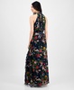 Women's Floral-Print Ruffled Maxi Dress