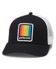 Men's and Women's Black/White Polaroid Twill Valin Patch Adjustable Trucker Hat