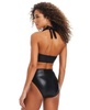 Women's Midnight Boho Longline Bikini Top & High Rise Bikini Bottoms, Exclusively at Macy's