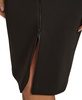 Women's Exposed-Zipper Scuba Sheath Dress