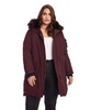 Plus Size Laurentian Long Parka Winter With Faux Fur Hood