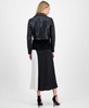 Women's Bias-Cut Colorblocked Midi Dress, V-Neck Tank & Cropped Moto Jacket 