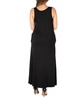 Plus Size Sleeveless Maxi Dress with Pockets