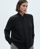 Women's Bow Detail Satin Shirt
