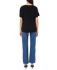 Women's Oversized High-Low Hem Crewneck Top