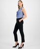 Women's Pull-On Stretch Ankle Trousers, Regular & Petite 