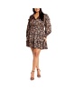 Plus Size Ruffle Fan Dress