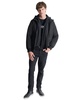 Men's Removable Hood Water-Resistant Bomber Jacket