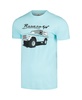 Men's Aqua Distressed Bronco Brass Tacks T-shirt