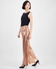Women's Sequined Wide-Leg Pants, Exclusively at Macy's