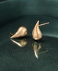 Puff Teardrop Stud Earrings in Gold Vermeil, Created for Macy's