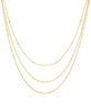 18K Gold Plated Chain 3Pc. Set