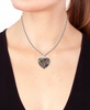 EFFY® Multi-Gemstone Mixed Cut Heart 18" Pendant Necklace (6-5/8 ct. t.w.) in Sterling Silver