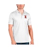 Men's White/Steel Illinois Fighting Illini Spark Polo