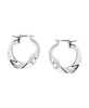 Sculpted Small Hoop Earrings