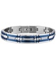 Men's 1/3 Carat Diamond 8 1/2" Bracelet in Stainless Steel