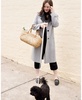 Women's Lexington Two Tone Wool Blend Coat