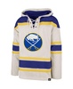 Men's Oatmeal Buffalo Sabres Rockaway Lacer Pullover Hoodie