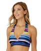 Women's Marilyn Striped Halter Bikini Top