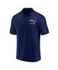 Men's White, Navy New England Patriots Lockup Two-Pack Polo Shirt Set
