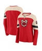 Women's Red Chicago Blackhawks 2025 NHL Winter Classic Frozen Long Sleeve Notch Neck T-Shirt