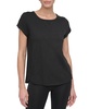 Women's V-Inset Roll-Sleeve T-Shirt