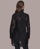 Women's Geo Burnout Button-Front Tunic