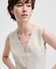Women's Sleeveless Double-Button Vest, Exclusively at Macy's