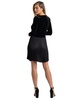 Women's Velvet-Body Pleated-Skirt Dress