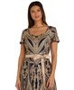 Sequined Belted Dress