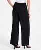 Women's High-Rise Double-Waistband Pants, Exclusively at Macy's 