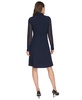 Women's Chiffon-Sleeve Faux-Wrap Dress