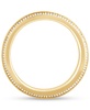 Men's Diamond Border Textured Eternity Band (1 ct. t.w.) in 10k White, Yellow or Rose Gold