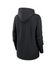 Women's Black Las Vegas Raiders Asymmetrical Raglan Full-Zip Hoodie