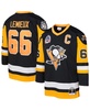 Big Boys and Girls Mario Lemieux Black Pittsburgh Penguins 1991/92 Captain Patch Blue Line Player Jersey