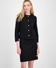 Women's Textured Five-Button Jacket & Sleeveless Sheath Dress